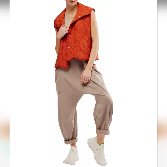 Free People Movement Hot Shot Onesie Mocha Latte Medium - Picture 11 of 13